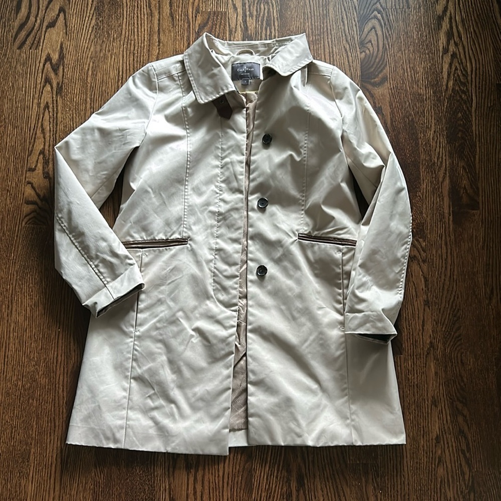 Cole Haan women’s small trench coat - Picture 2 of 11